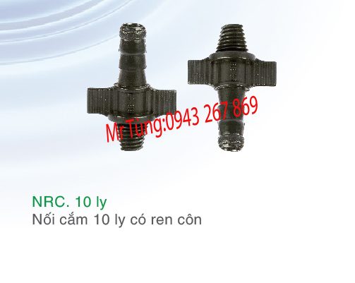 Nối cắm 10ly có ren côn,Bảo Bình NCR.10ly