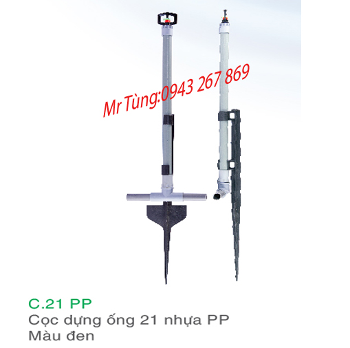 Cột dựng ống 21mm nhưa PP,Bảo Bình C.21-PP