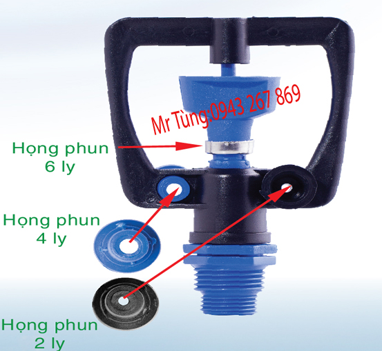 Béc tia hình vuông kiểu thái RN 17-21,Bảo Bình BB-9011A