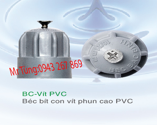 Béc bít con vít phun cao PVC,Bảo Bình BC-VítPVC