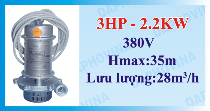 Bơm chìm cao áp DAPHOVINA 3HP 3FA