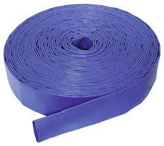 Ống dẫn nước vải bạt - Ống xẹp PVC màu xanh LXL φ40