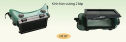 Kính bảo hộ lao động hàn vuông 2 lớp BBHT97 Bảo Bình