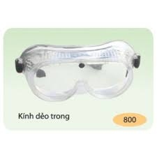 Kính bảo hộ lao động kính dẻo trong BB800 Bảo Bình