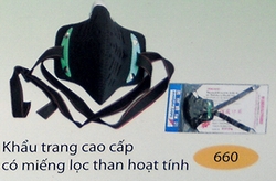 Khẩu trang cao cấp có than hoạt tính BB660 Bảo Bình