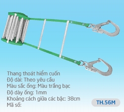 Thang thoát hiểm cuốn (2 móc 80k) + (mét) BBTH56M Bảo Bình