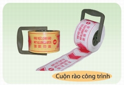 Cuộn rào công trình ( lõi nhựa tay cầm) BBRAO/1F Bảo Bình