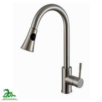 Vòi rửa bát dây rút nóng lạnh inox 304 Moonoah MN-623